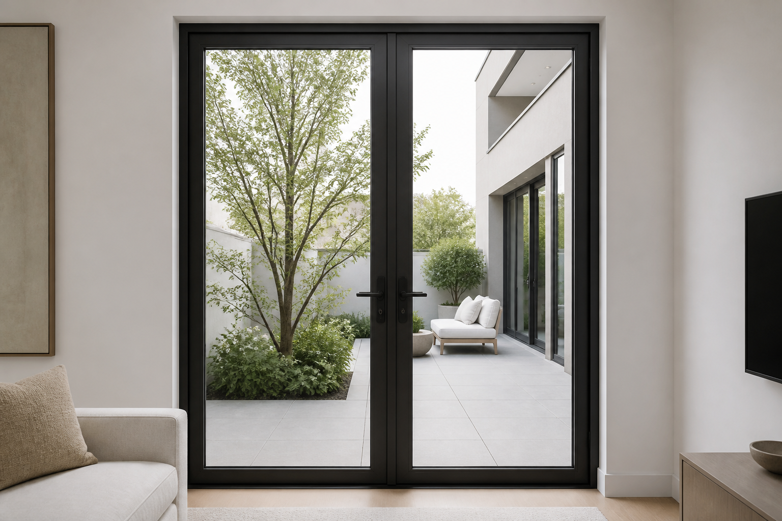 VLX 100 Double Swing / French Door in Oakland Park, FL | TruePane Windows & Doors - detail 6