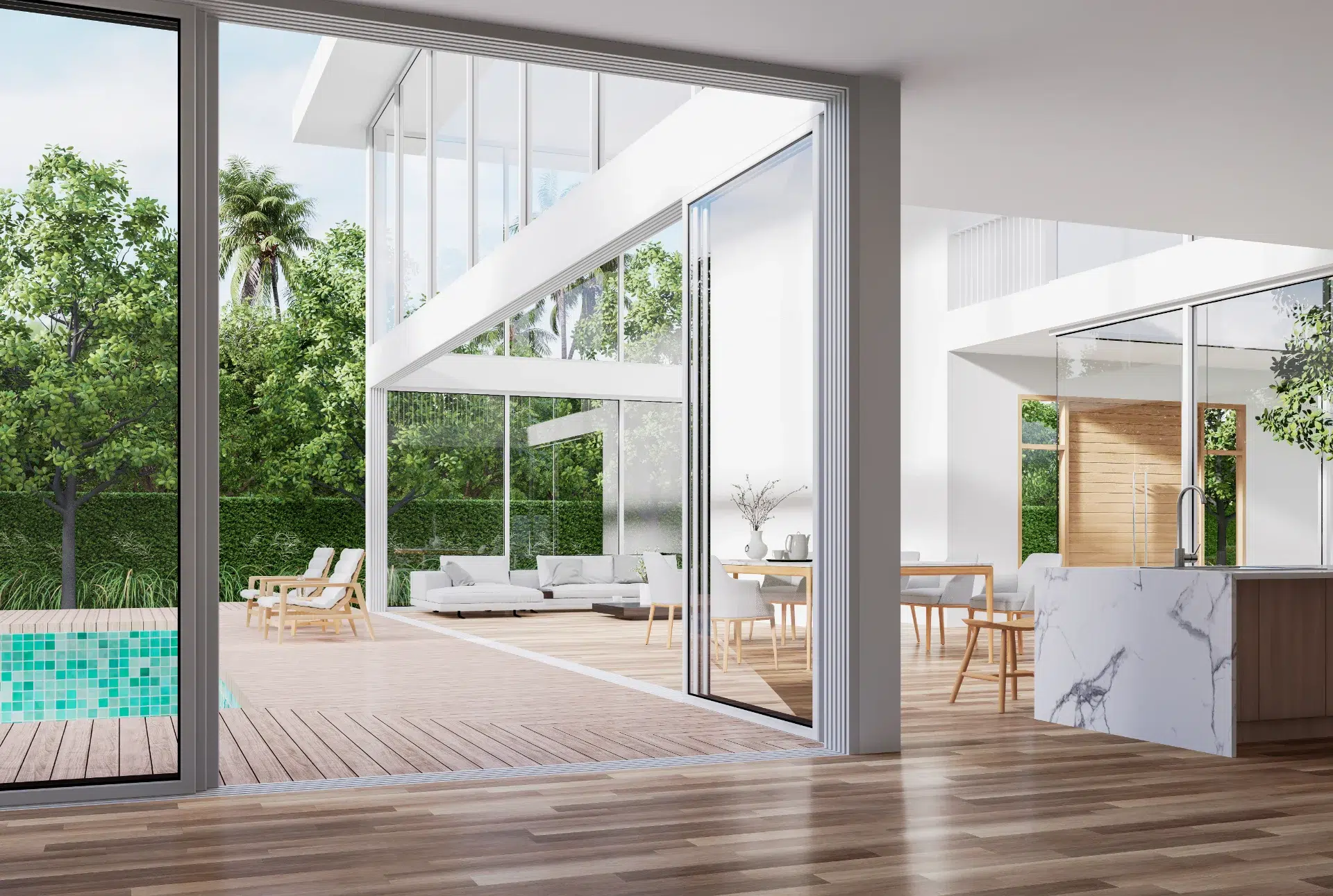 VLX 138 Panoramic Sliding Door in Oakland Park, FL | TruePane Windows & Doors - detail 1