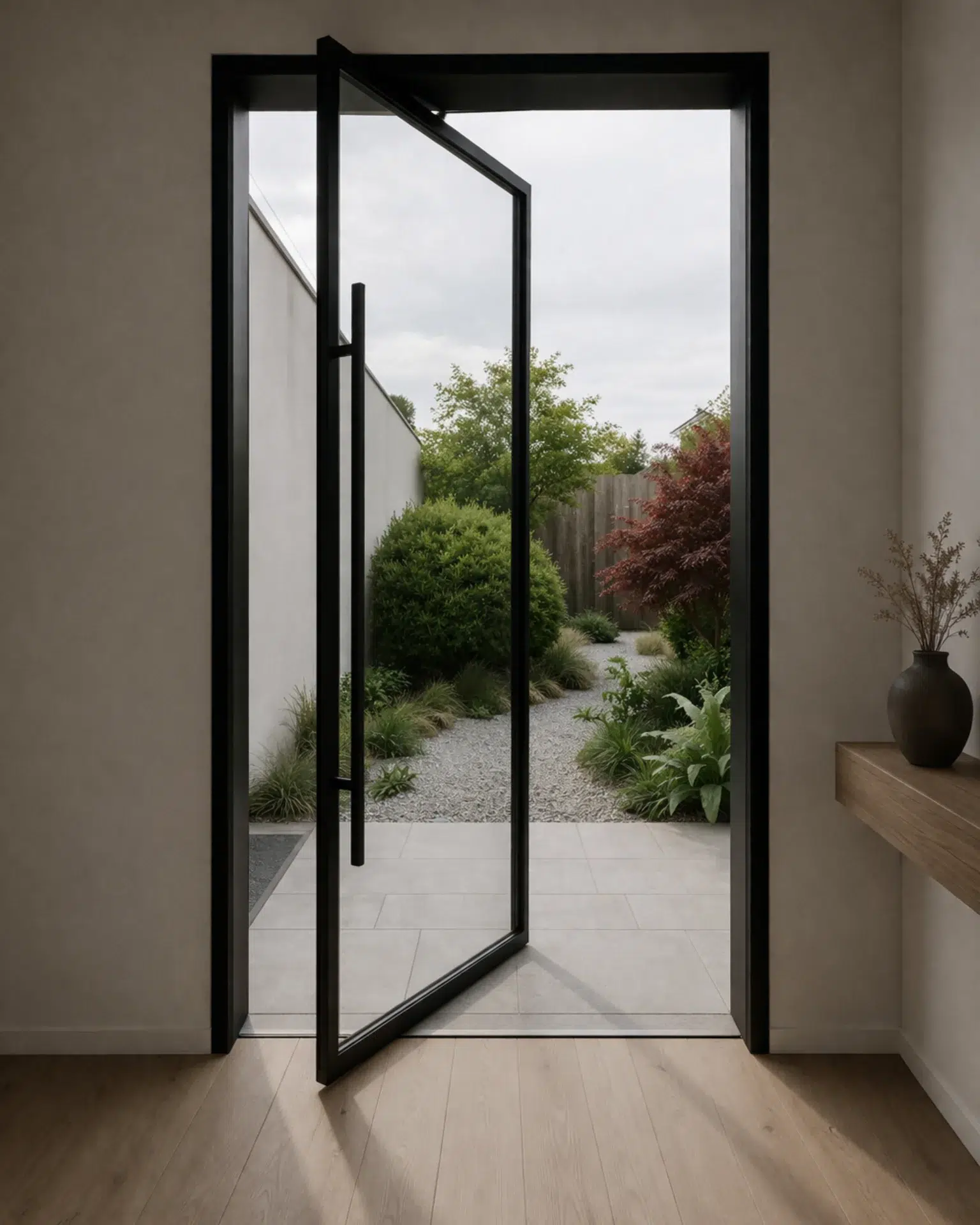 VLX 100 Pivot Door in Oakland Park, FL | TruePane Windows & Doors - detail 1