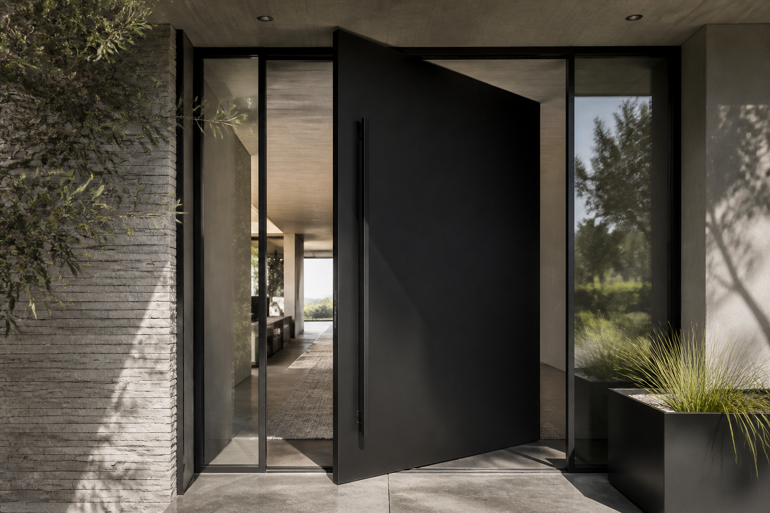 VLX 100 Pivot Door in Oakland Park, FL | TruePane Windows & Doors - detail 2